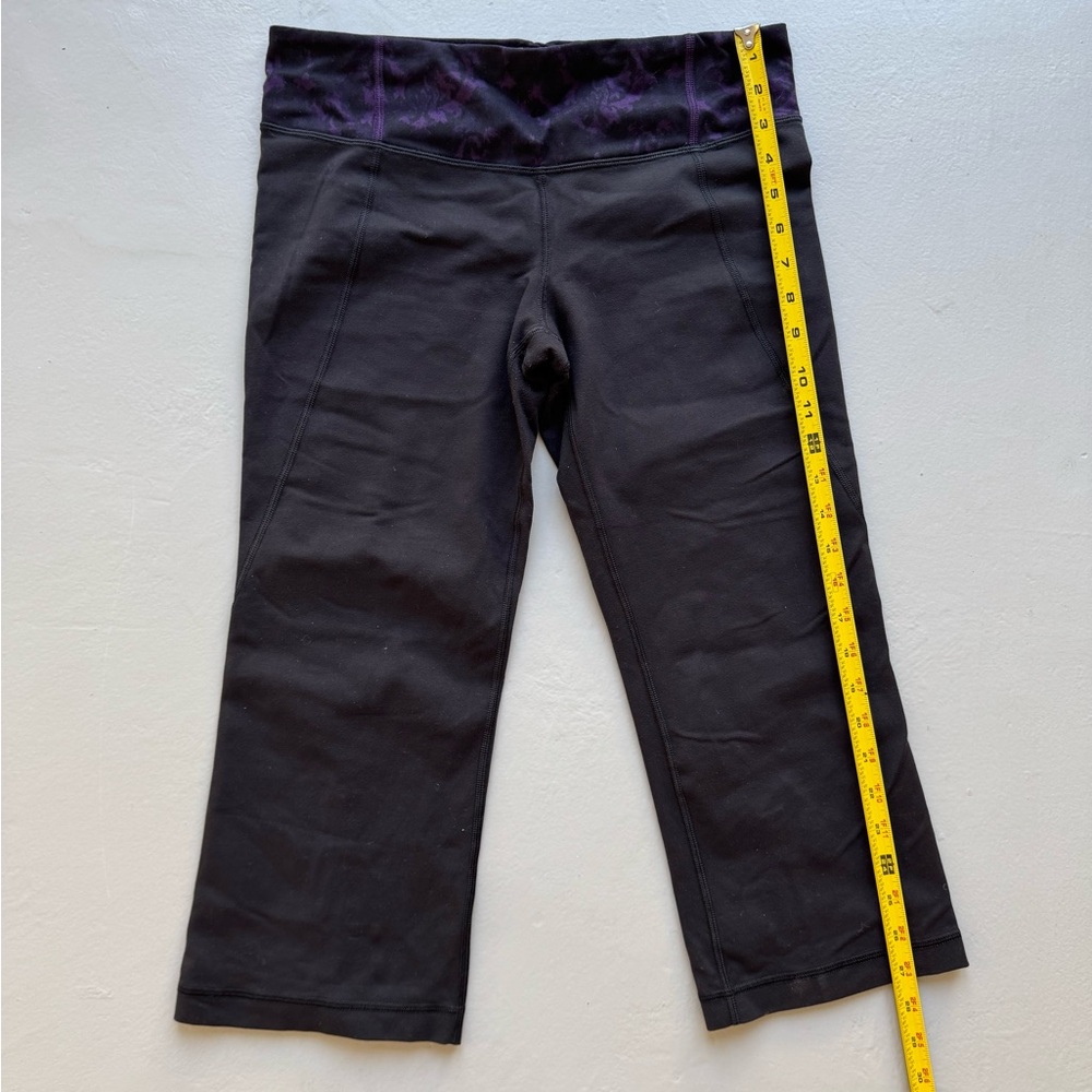lululemon athletica Black and Purple Leggings